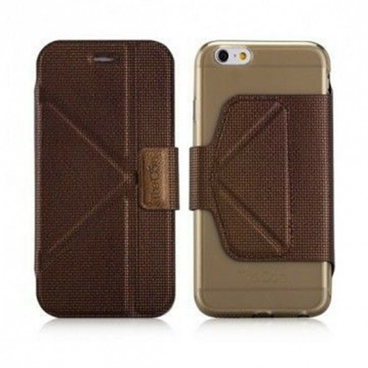 Чехол MOMAX Origami для iPhone 6 (коричневый)