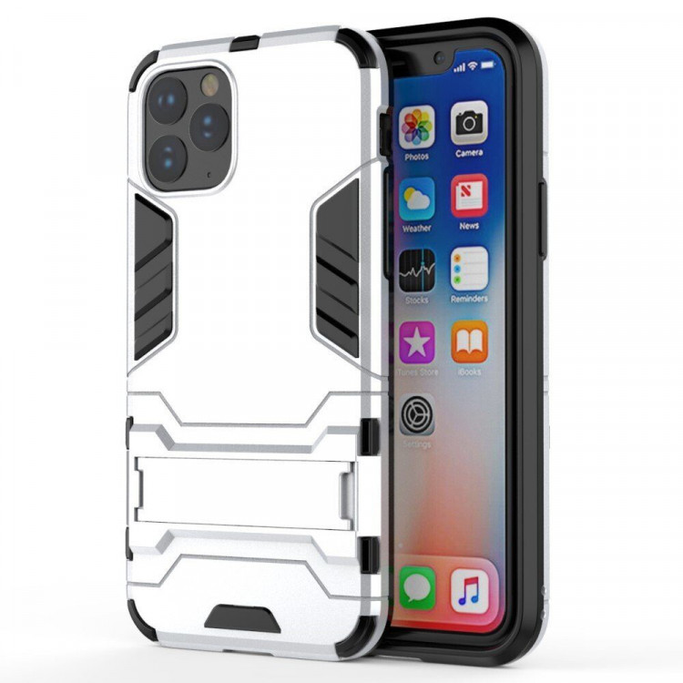 Чехол Duty Armor для iPhone 11 Pro Max (серебряный)
