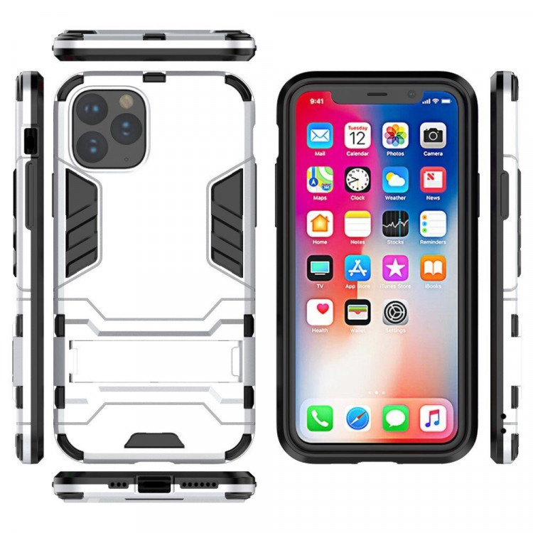 Чехол Duty Armor для iPhone 11 Pro Max (серебряный)