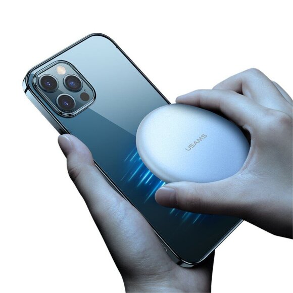 Зарядное устройство Usams Magnetic Fast Wireless Charger 15W (US-CD160 W2)