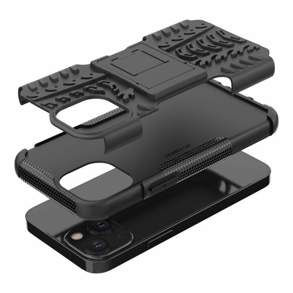 Чехол Hybrid Armor для iPhone 13 mini (черный) Чехол Hybrid Armor для iPhone 13 mini (черный)