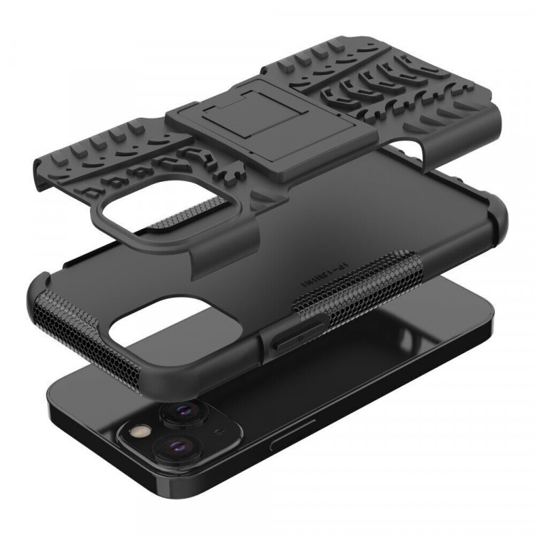 Чехол Hybrid Armor для iPhone 13 mini (черный)