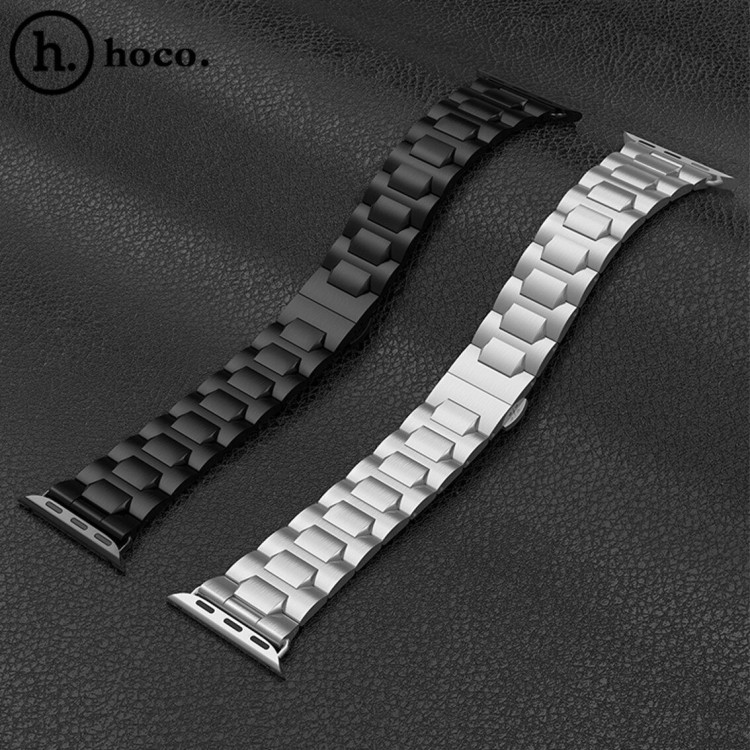 Стальной браслет HOCO Premium для Apple Watch 44 - Series 4 / Series 3 / 2 / 1 (42мм) (серебряный)