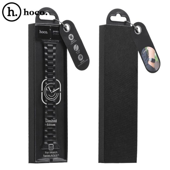 Стальной браслет HOCO Premium для Apple Watch 44 - Series 4 / Series 3 / 2 / 1 (42мм) (серебряный) Стальной браслет HOCO Premium для Apple Watch 44 - Series 4 / Series 3 / 2 / 1 (42мм) (серебряный)
