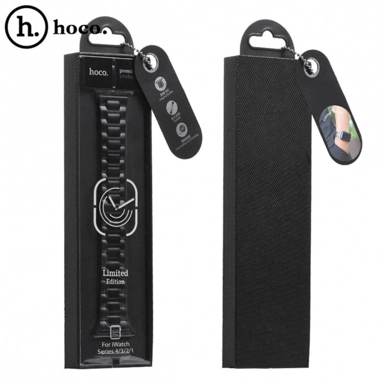 Стальной браслет HOCO Premium для Apple Watch 44 - Series 4 / Series 3 / 2 / 1 (42мм) (серебряный)