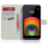 Чехол с визитницей для LG X Power K220DS  (белый)