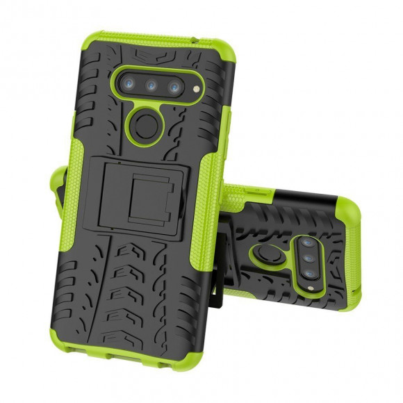 Чехол Hybrid Armor для LG V40 ThinQ (черный + зеленый) Чехол Hybrid Armor для LG V40 ThinQ (черный + зеленый)