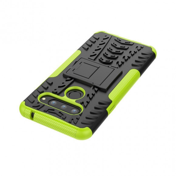 Чехол Hybrid Armor для LG V40 ThinQ (черный + зеленый) Чехол Hybrid Armor для LG V40 ThinQ (черный + зеленый)