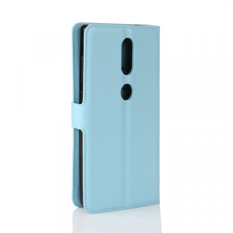 Чехол с визитницей для Lenovo Phab 2 Plus (голубой)