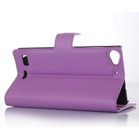 Чехол с визитницей для Lenovo Vibe X2 (фиолетовый)