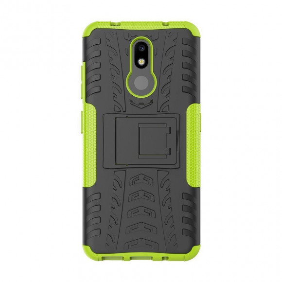 Чехол Hybrid Armor для Nokia 3.2 (черный + зеленый) Чехол Hybrid Armor для Nokia 3.2 (черный + зеленый)