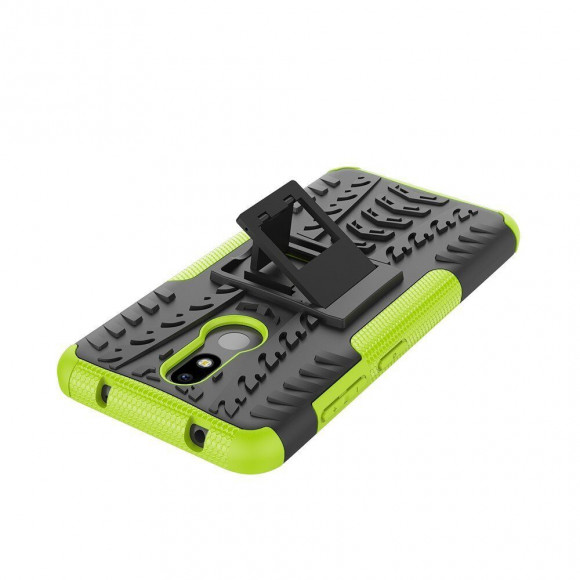 Чехол Hybrid Armor для Nokia 3.2 (черный + зеленый) Чехол Hybrid Armor для Nokia 3.2 (черный + зеленый)