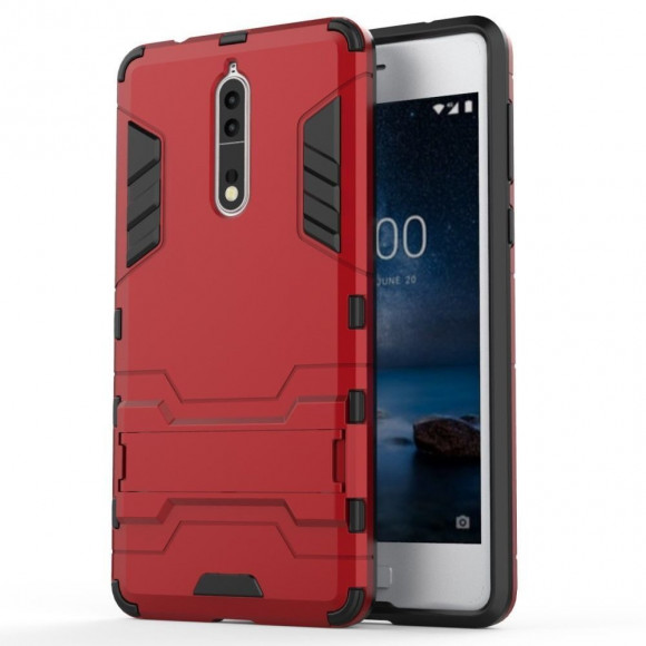 Чехол Duty Armor для Nokia 8 (красный) Чехол Duty Armor для Nokia 8 (красный)