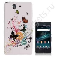 Пластиковый TPU чехол для Sony Xperia Z (Butterfly Echoes) Пластиковый TPU чехол для Sony Xperia Z (Butterfly Echoes)