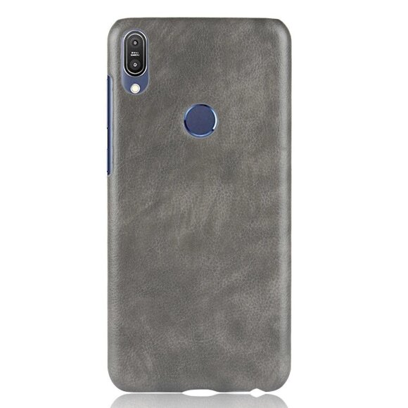 Чехол Litchi Texture для Asus Zenfone Max Pro (M1) ZB601KL / ZB602KL (серый) Чехол Litchi Texture для Asus Zenfone Max Pro (M1) ZB601KL / ZB602KL (серый)
