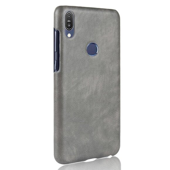 Чехол Litchi Texture для Asus Zenfone Max Pro (M1) ZB601KL / ZB602KL (серый) Чехол Litchi Texture для Asus Zenfone Max Pro (M1) ZB601KL / ZB602KL (серый)