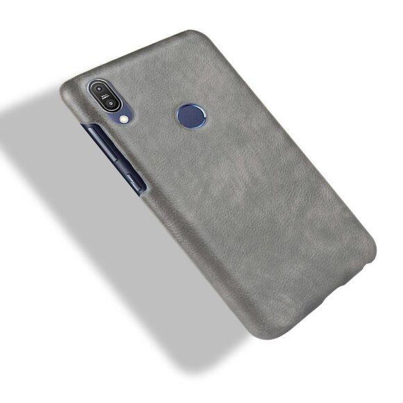 Чехол Litchi Texture для Asus Zenfone Max Pro (M1) ZB601KL / ZB602KL (серый) Чехол Litchi Texture для Asus Zenfone Max Pro (M1) ZB601KL / ZB602KL (серый)