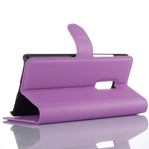 Чехол с визитницей для OnePlus 2 (фиолетовый) Чехол с визитницей для OnePlus 2 (фиолетовый)