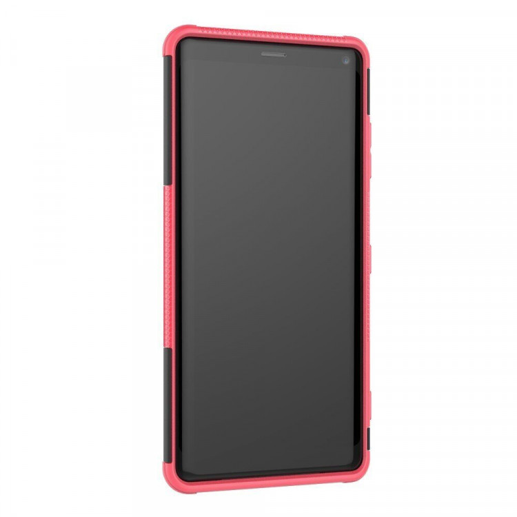 Чехол Hybrid Armor для Sony Xperia XZ3 (черный + розовый)