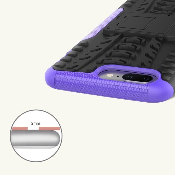 Чехол Hybrid Armor для OnePlus 5 (черный + фиолетовый) Чехол Hybrid Armor для OnePlus 5 (черный + фиолетовый)