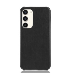 Кожаная накладка-чехол для Samsung Galaxy S23 (черный)