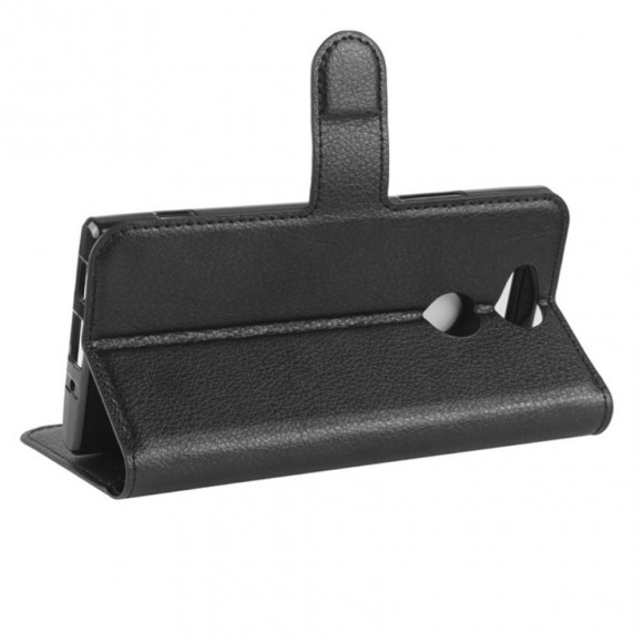 Чехол с визитницей для Sony Xperia XA2 (черный) Чехол с визитницей для Sony Xperia XA2 (черный)