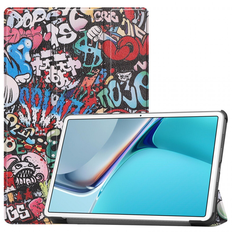 Чехол Smart Case для HUAWEI MatePad 11, MatePad C7 (Graffiti)