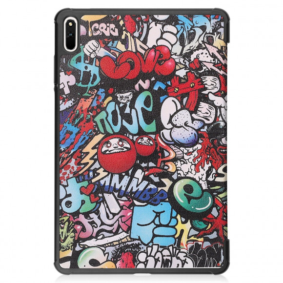 Чехол Smart Case для HUAWEI MatePad 11, MatePad C7 (Graffiti)
