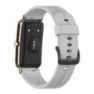 Силиконовый ремешок для Huawei Watch Fit Mini и часов с креплением 16мм (серый) Силиконовый ремешок для Huawei Watch Fit Mini и часов с креплением 16мм (серый)