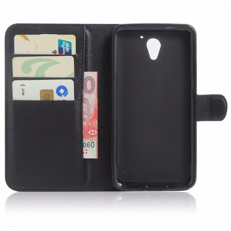 Чехол с визитницей для ZTE Blade A510 (черный)