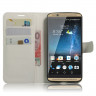 Чехол с визитницей для ZTE Axon 7 (белый)
