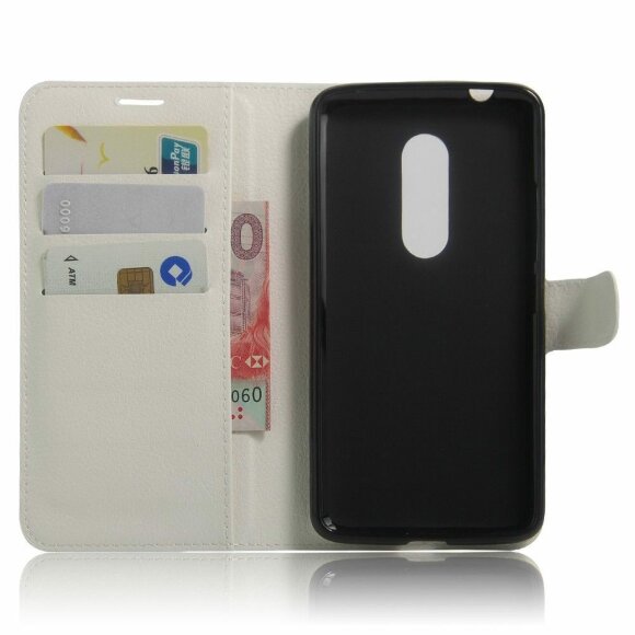 Чехол с визитницей для ZTE Axon 7 (белый) Чехол с визитницей для ZTE Axon 7 (белый)