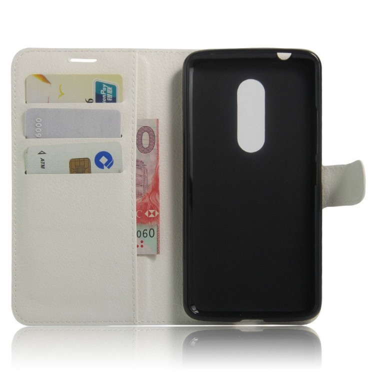 Чехол с визитницей для ZTE Axon 7 (белый)