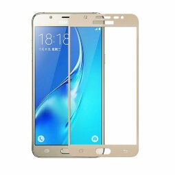 Защитное стекло 3D для Samsung Galaxy J5 Prime SM-G570F (золотой)