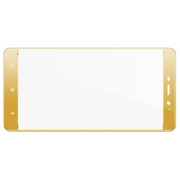Защитное стекло 3D для Xiaomi Redmi 4 (золотой)