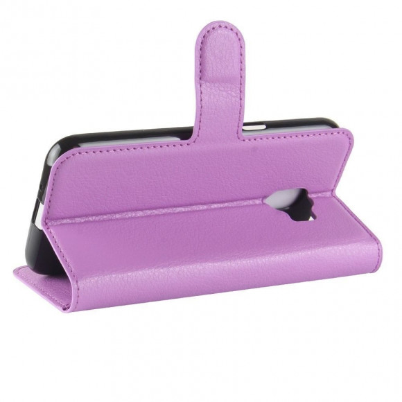 Чехол с визитницей для Samsung Galaxy J2 Pro 2018 (фиолетовый)