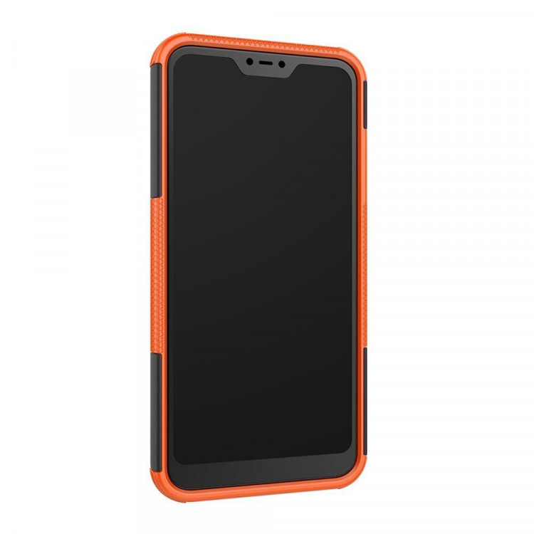 Чехол Hybrid Armor для Xiaomi Mi A2 Lite / Redmi 6 Pro (черный + оранжевый)