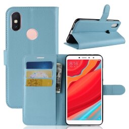 Чехол с визитницей для Xiaomi Redmi S2 (голубой)