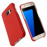 Кожаная накладка LENUO для Samsung Galaxy S7 (красный)