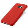 Кожаная накладка LENUO для Samsung Galaxy S7 (красный)