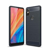 Чехол-накладка Carbon Fibre для Xiaomi Mi Mix 2s (темно-синий) Чехол-накладка Carbon Fibre для Xiaomi Mi Mix 2s (темно-синий)