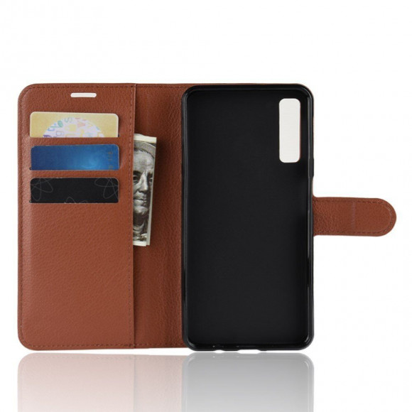 Чехол для Samsung Galaxy A7 (2018) (коричневый)