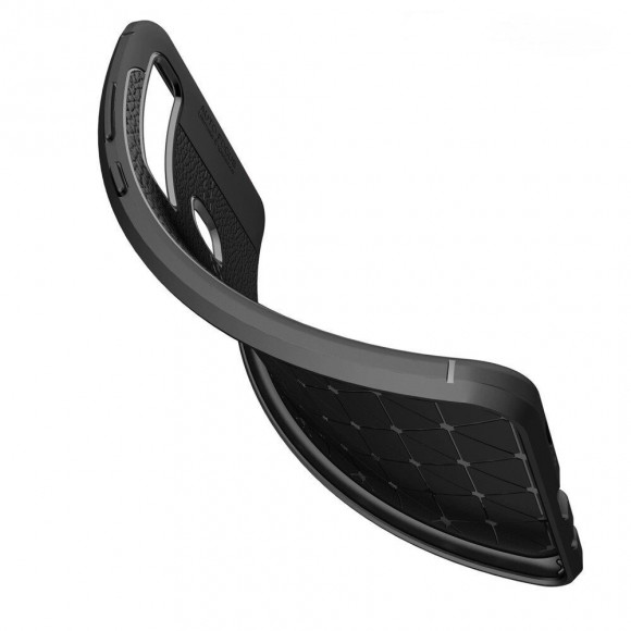 Чехол-накладка Litchi Grain для Samsung Galaxy A9 (2018) (серый)