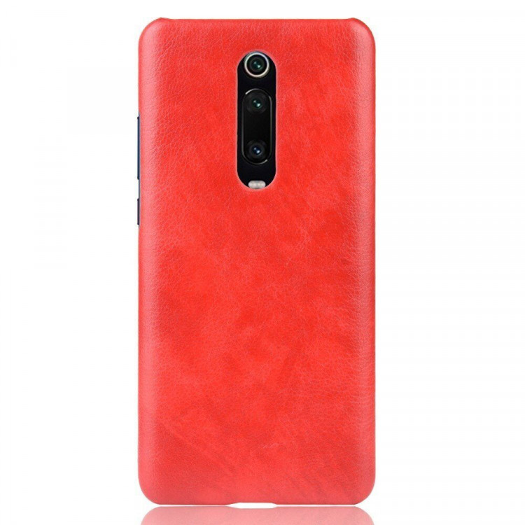 Кожаная накладка-чехол для Xiaomi Redmi K20 / Redmi K20 Pro / Xiaomi Mi 9T / Mi 9T Pro (красный)