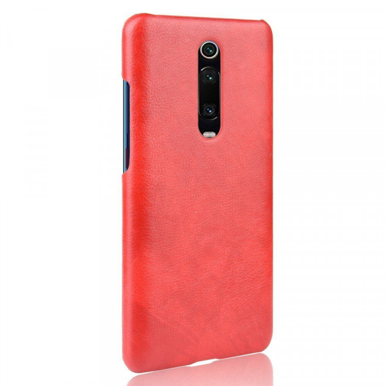 Кожаная накладка-чехол для Xiaomi Redmi K20 / Redmi K20 Pro / Xiaomi Mi 9T / Mi 9T Pro (красный)