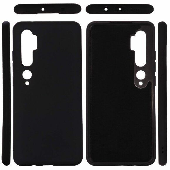 Силиконовый чехол Mobile Shell для Xiaomi Mi Note 10 / Mi Note 10 Pro / Mi CC9 Pro (черный) Силиконовый чехол Mobile Shell для Xiaomi Mi Note 10 / Mi Note 10 Pro / Mi CC9 Pro (черный)