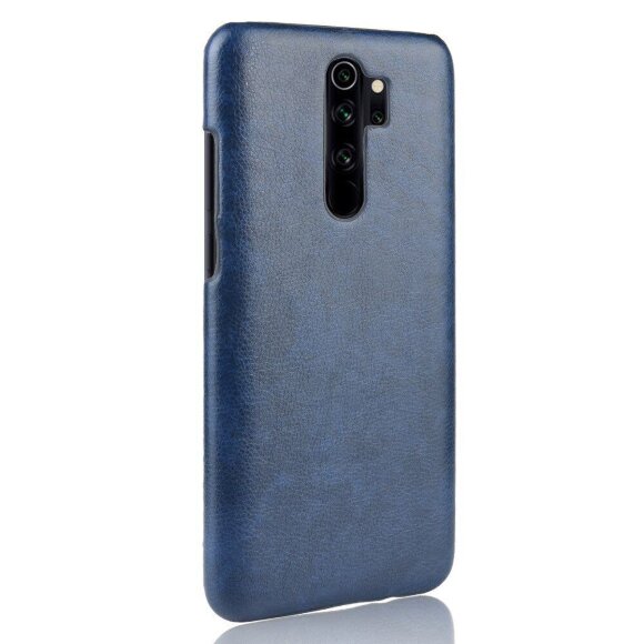 Кожаная накладка-чехол для Xiaomi Redmi Note 8 Pro (синий) Кожаная накладка-чехол для Xiaomi Redmi Note 8 Pro (синий)