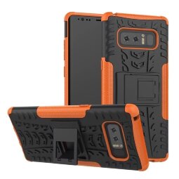 Чехол Hybrid Armor для Samsung Galaxy Note 8 (черный + оранжевый)