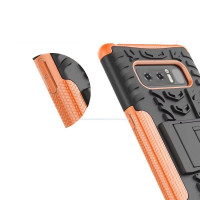 Чехол Hybrid Armor для Samsung Galaxy Note 8 (черный + оранжевый)