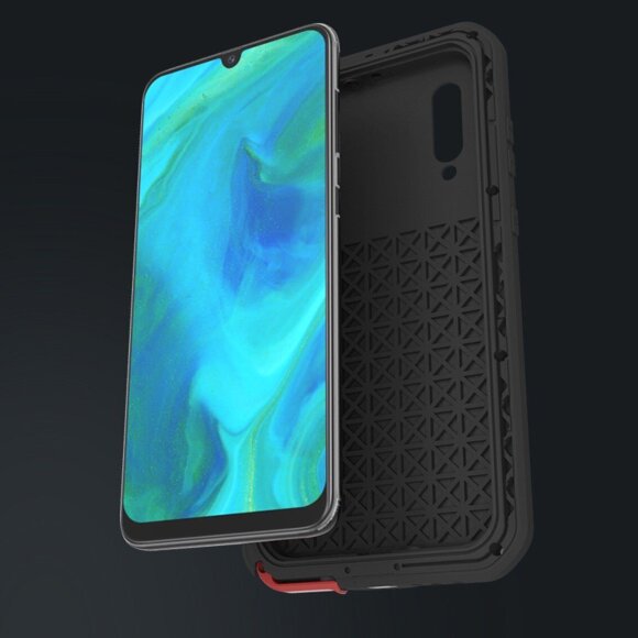 Гибридный чехол LOVE MEI для Samsung Galaxy A70s (черный) Гибридный чехол LOVE MEI для Samsung Galaxy A70s (черный)